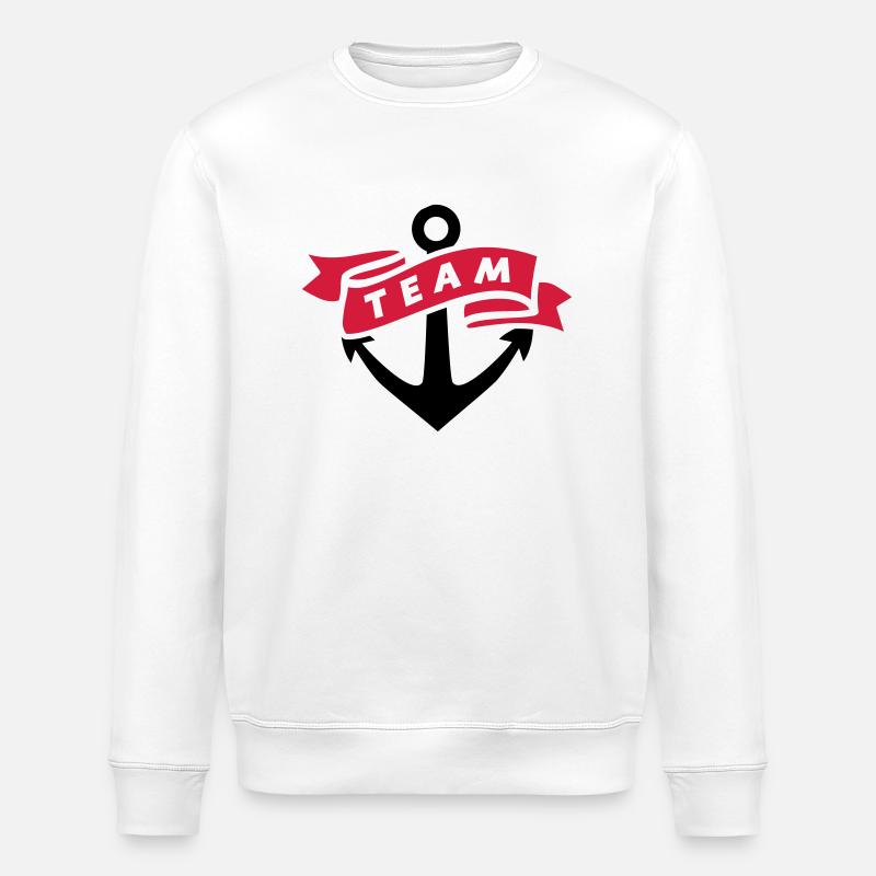 team anker - Stanley/Stella Unisex Bio-Sweatshirt ROLLER - Weiß