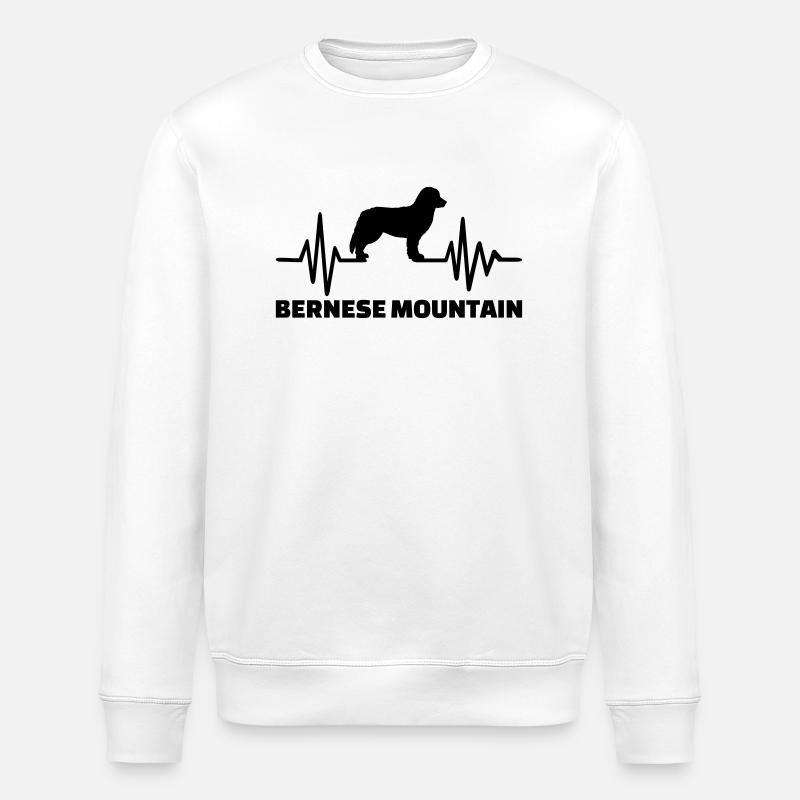 Bernese mountain - Sweat bio ROLLER Stanley/Stella Unisexe - blanc