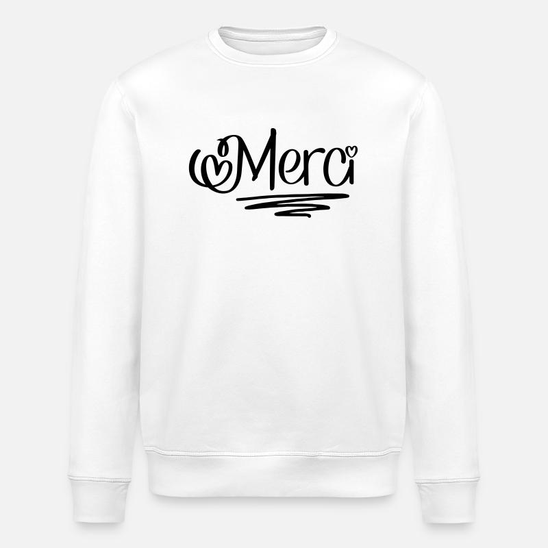 Merci - Sweat bio ROLLER Stanley/Stella Unisexe - blanc
