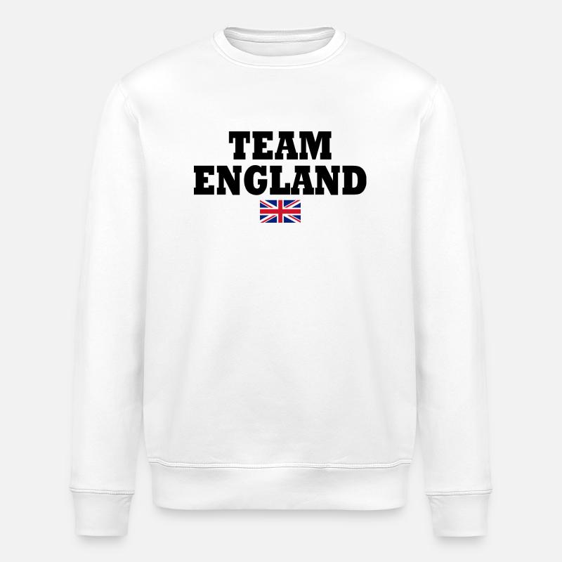 Team england - Stanley/Stella Unisex Bio-Sweatshirt ROLLER - Weiß