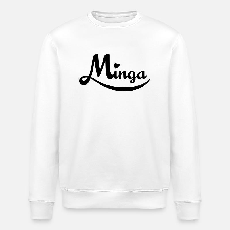Minga - das bayerische München - Stanley/Stella Unisex Bio-Sweatshirt ROLLER - Weiß