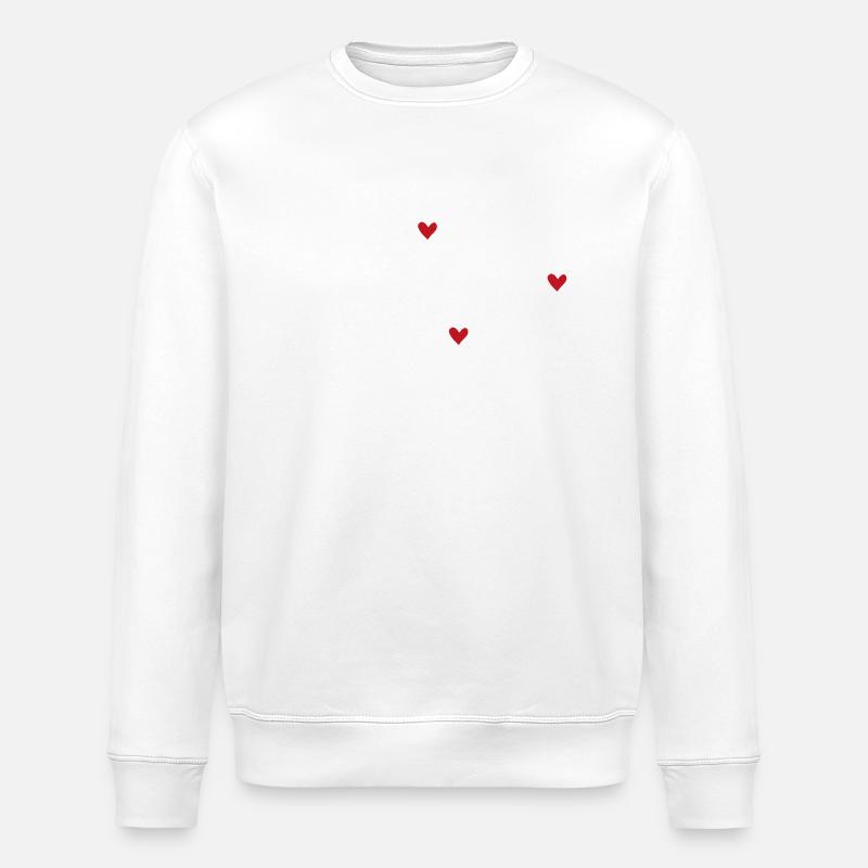 Bester Doppelpartner der Welt - Stanley/Stella Unisex Bio-Sweatshirt ROLLER - Weiß