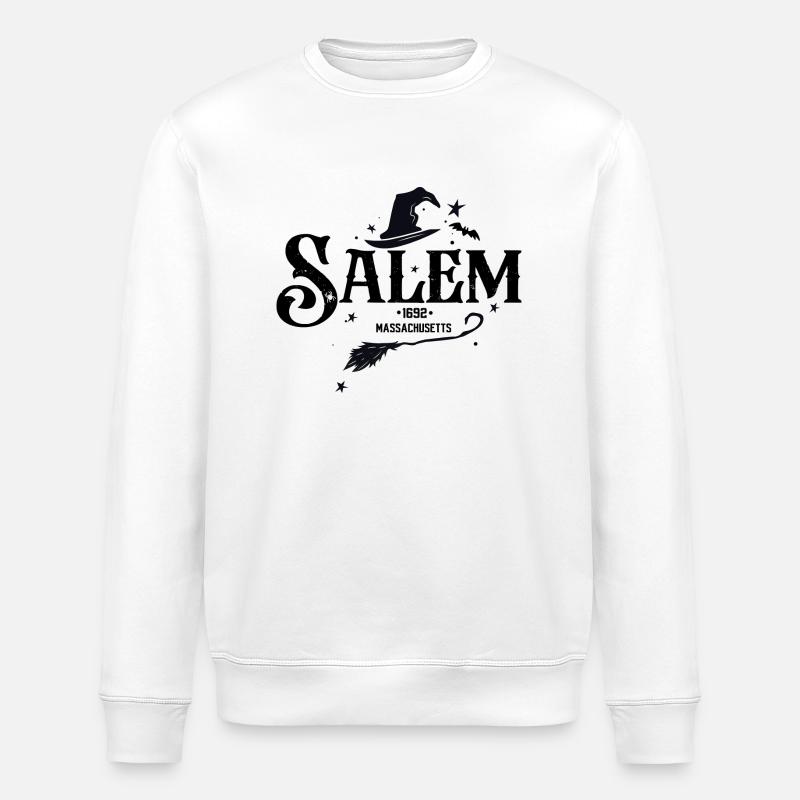Salem Massachusetts - Sweat bio ROLLER Stanley/Stella Unisexe - blanc