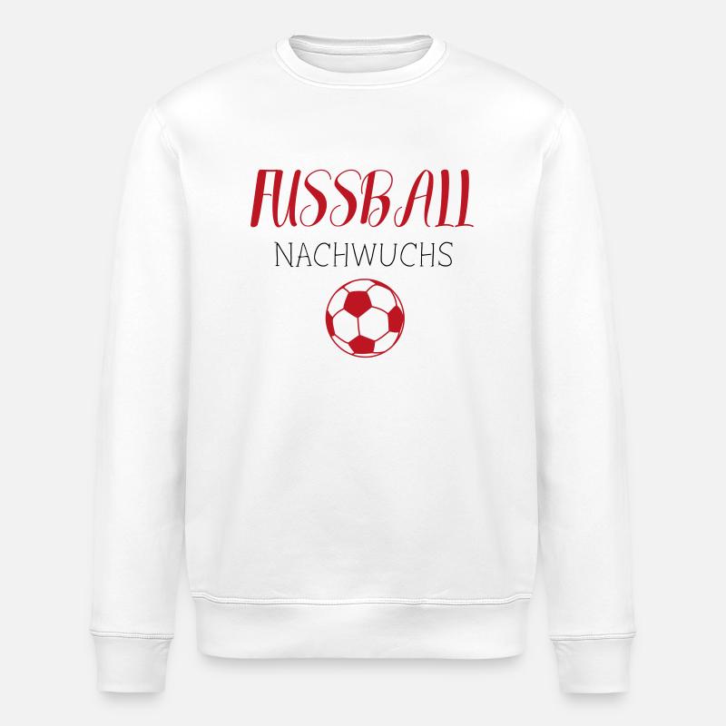 FUßBALL NACHWUCHS - Stanley/Stella Unisex Bio-Sweatshirt ROLLER - Weiß