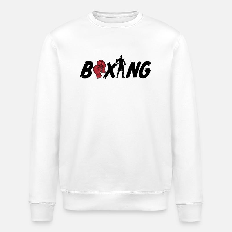 Boxing Boxer - Stanley/Stella Unisex Bio-Sweatshirt ROLLER - Weiß