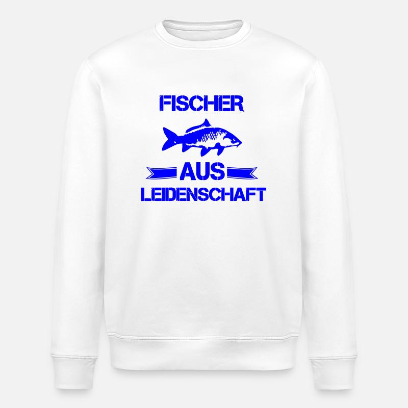 fischer aus leidenschaft - Stanley/Stella Unisex Bio-Sweatshirt ROLLER - Weiß