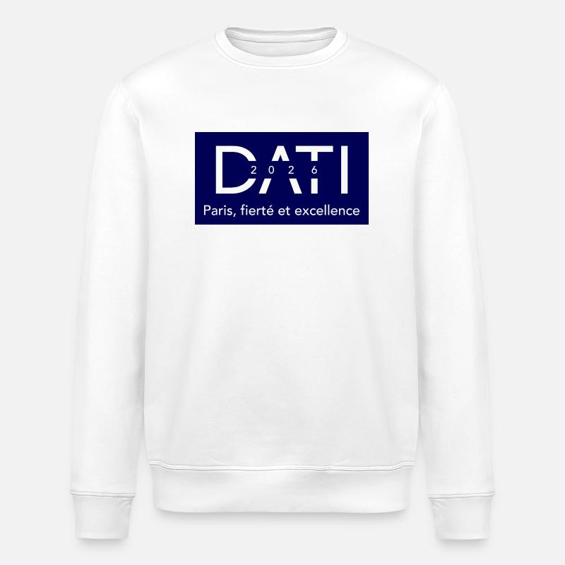 Paris - Dati 2026 - Sweat bio ROLLER Stanley/Stella Unisexe - blanc