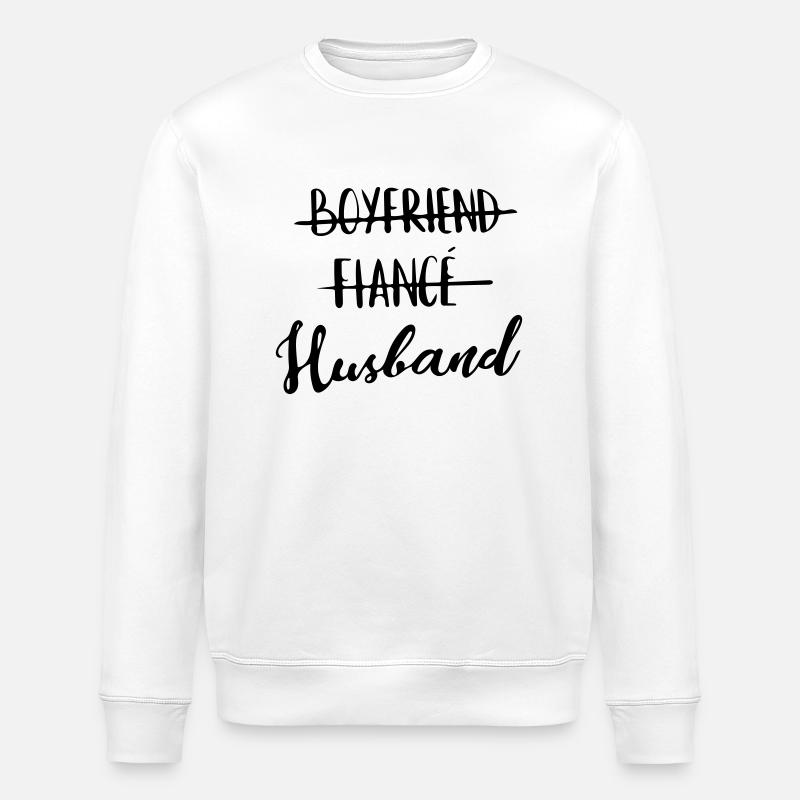 husband - Stanley/Stella ROLLER Unisex Organic Sweatshirt - white