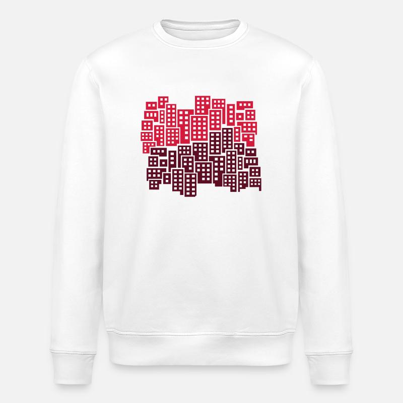 Stadt - Stanley/Stella Unisex Bio-Sweatshirt ROLLER - Weiß