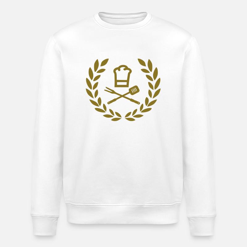 BBQ - Stanley/Stella Unisex Bio-Sweatshirt ROLLER - Weiß