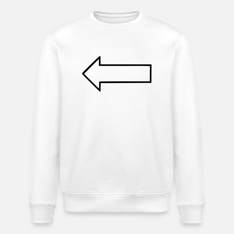 Pfeil - Stanley/Stella Unisex Bio-Sweatshirt ROLLER - Weiß