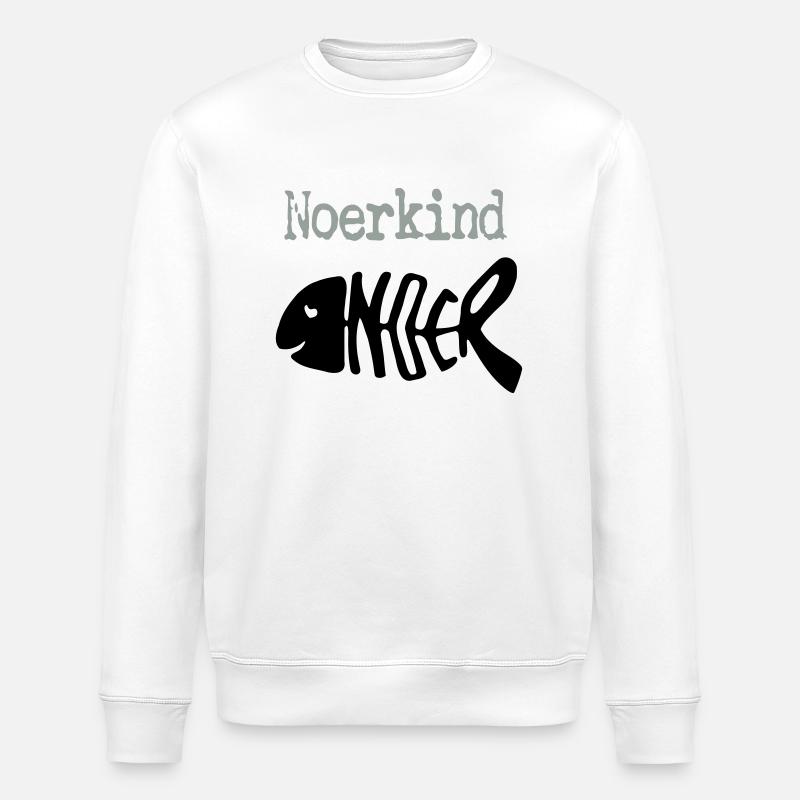 noerkind noer fisch - Stanley/Stella Unisex Bio-Sweatshirt ROLLER - Weiß