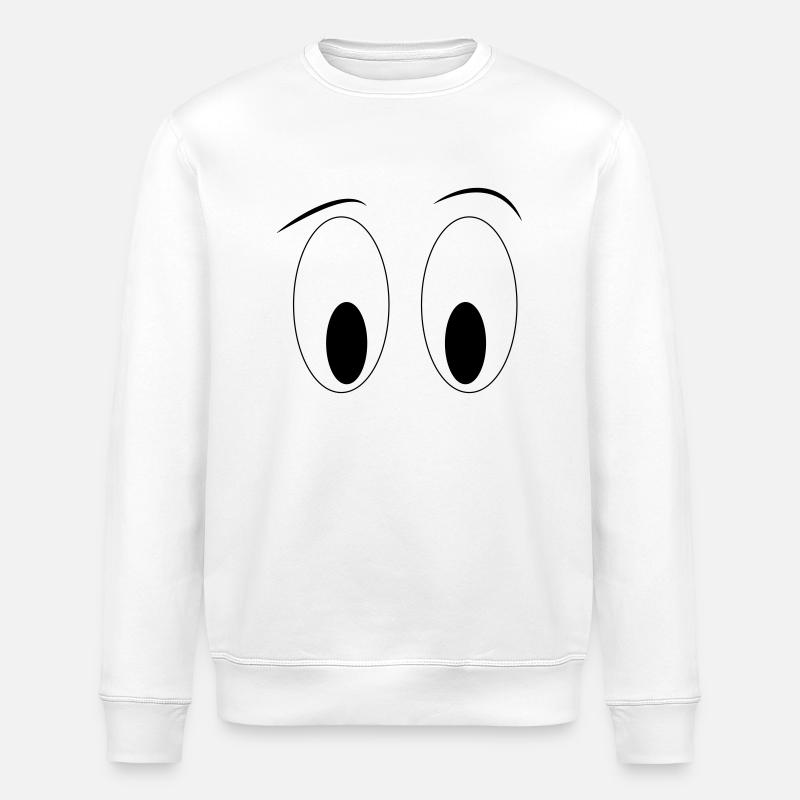 augen - Stanley/Stella Unisex Bio-Sweatshirt ROLLER - Weiß