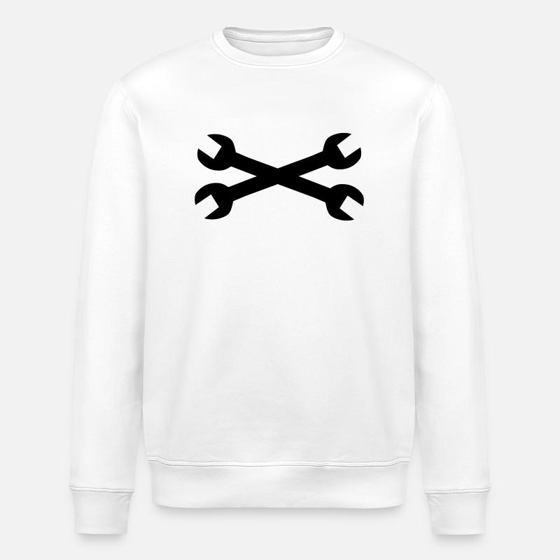 Clé - Outil - Sweat bio ROLLER Stanley/Stella Unisexe - blanc