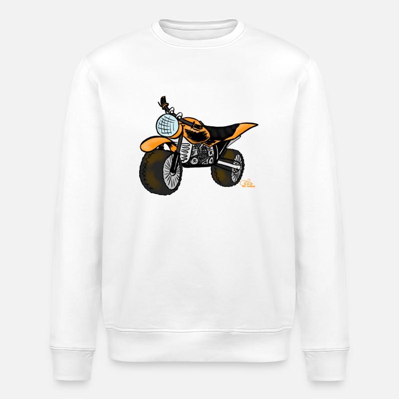 Mopped - Stanley/Stella ROLLER Unisex Organic Sweatshirt - white