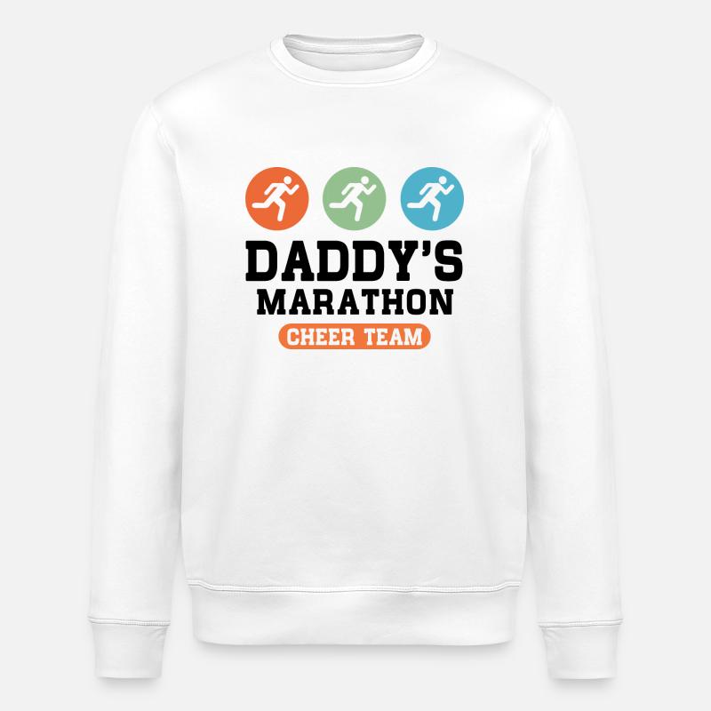 Marathon Cheer Team - Stanley/Stella Unisex Bio-Sweatshirt ROLLER - Weiß