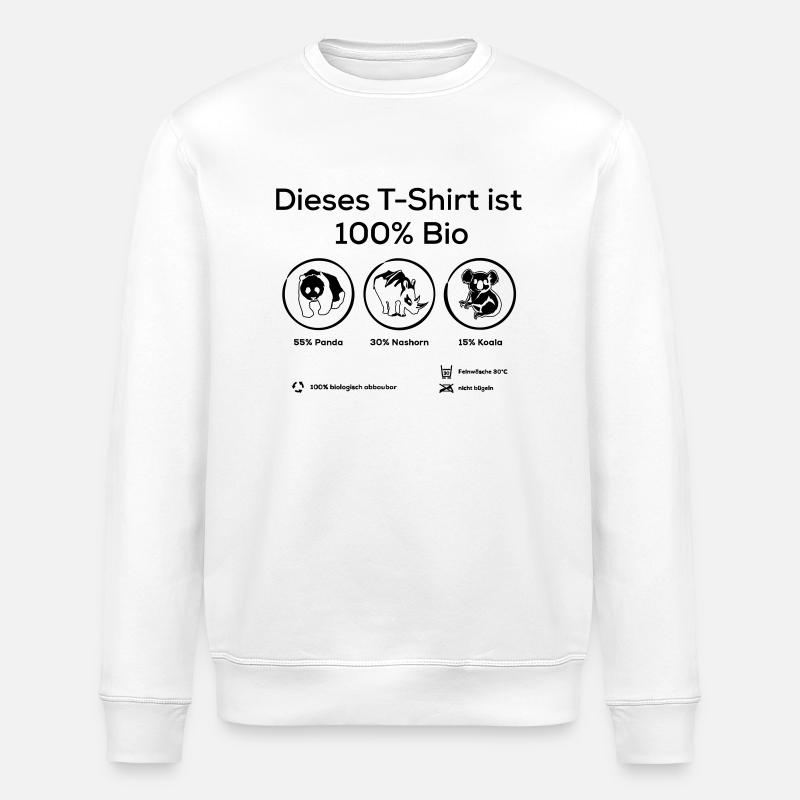 100% Bio - Stanley/Stella Unisex Bio-Sweatshirt ROLLER - Weiß