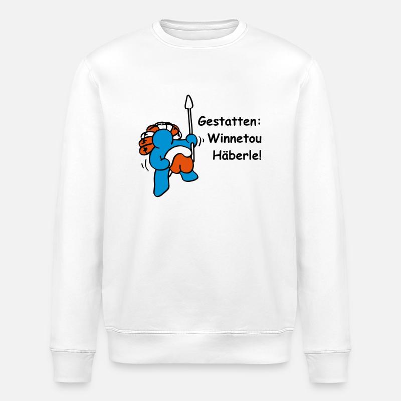 Winnetou Häberle - Stanley/Stella Unisex Bio-Sweatshirt ROLLER - Weiß