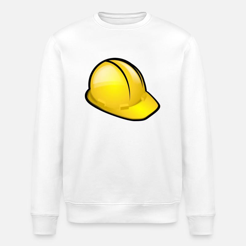 Schutz Helm - Stanley/Stella Unisex Bio-Sweatshirt ROLLER - Weiß