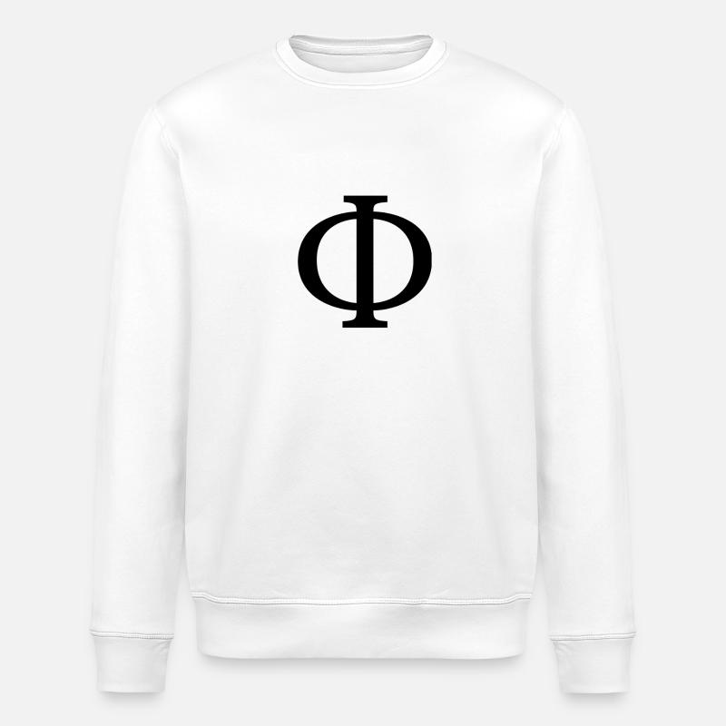 Phi - Stanley/Stella ROLLER Unisex Organic Sweatshirt - white