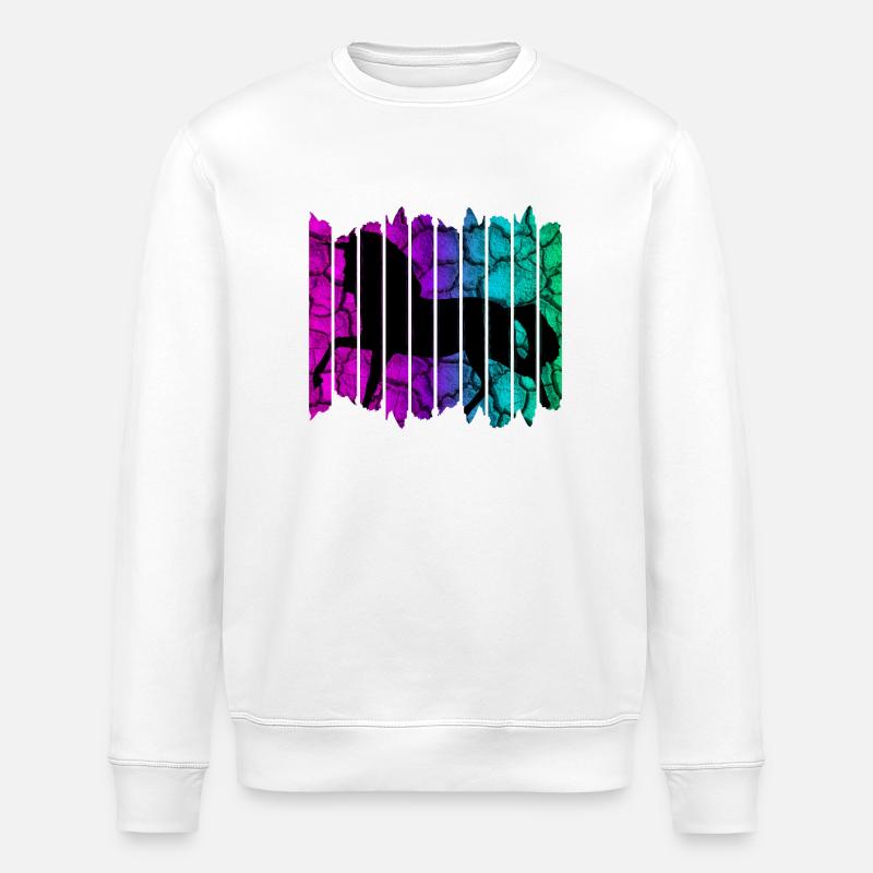Pferd - Stanley/Stella Unisex Bio-Sweatshirt ROLLER - Weiß