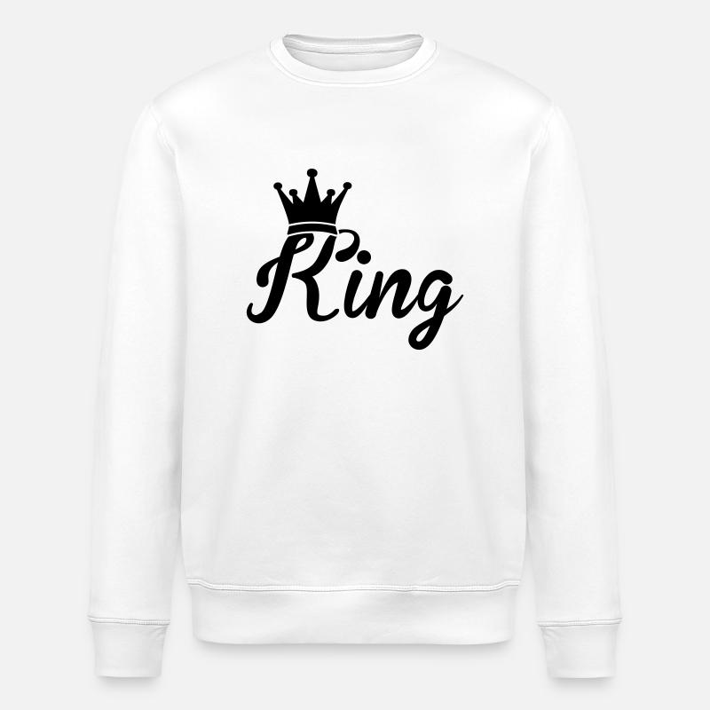 king - Sweat bio ROLLER Stanley/Stella Unisexe - blanc