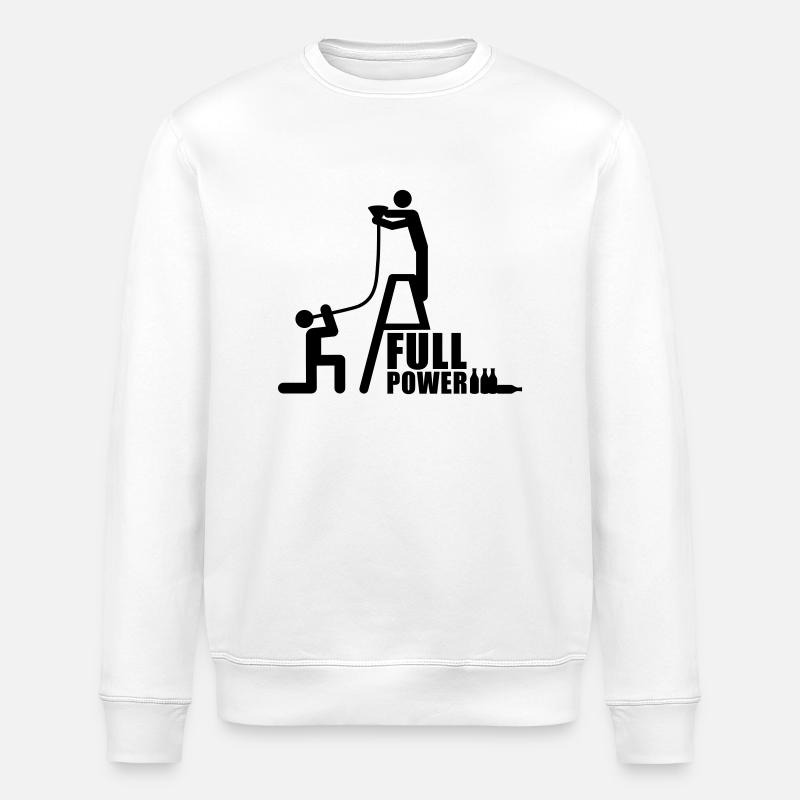 full_power__f1 - Stanley/Stella Unisex Bio-Sweatshirt ROLLER - Weiß