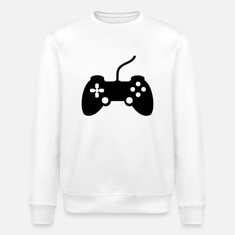 gamer_controller__f1 - Sweat bio ROLLER Stanley/Stella Unisexe - blanc