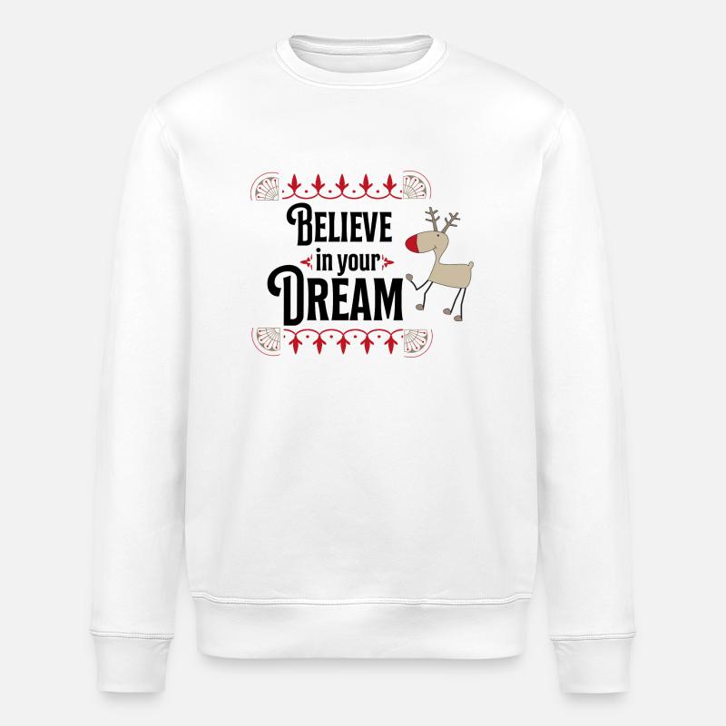 Weihnachten - Stanley/Stella Unisex Bio-Sweatshirt ROLLER - Weiß