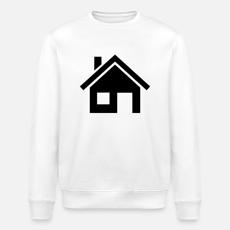 haus____f1 - Stanley/Stella ROLLER Unisex Organic Sweatshirt - white