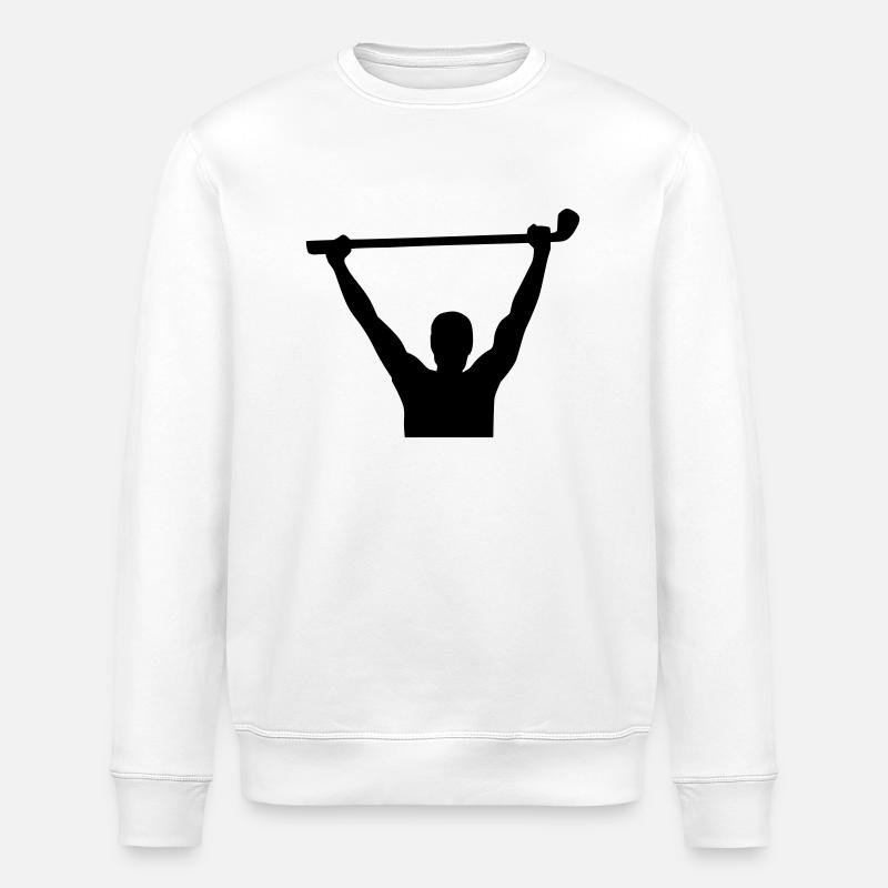 Golf - Stanley/Stella ROLLER Unisex Organic Sweatshirt - white