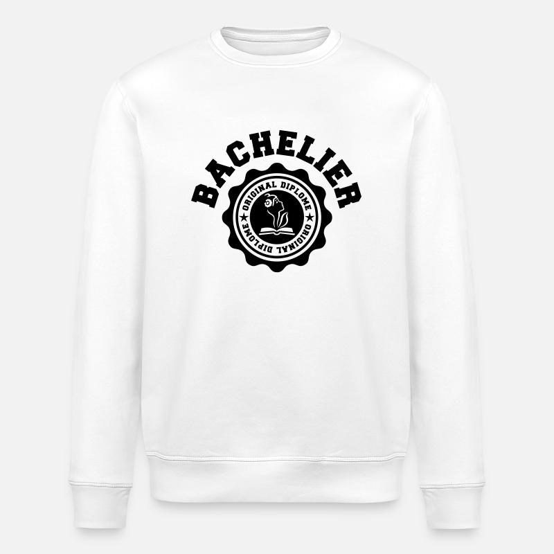 Bachelier - Sweat bio ROLLER Stanley/Stella Unisexe - blanc