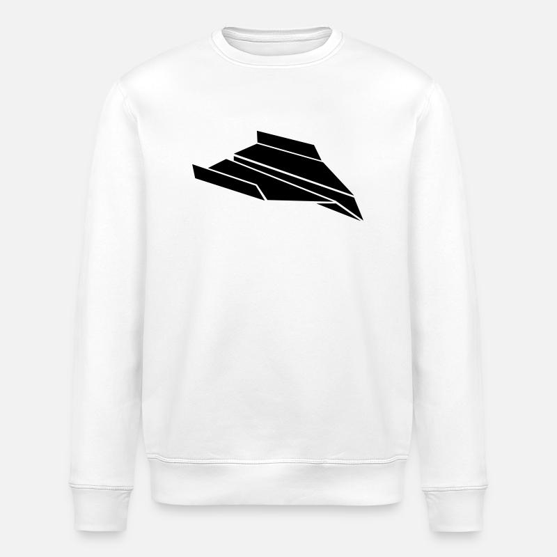 faltflugzeug - Stanley/Stella Unisex Bio-Sweatshirt ROLLER - Weiß