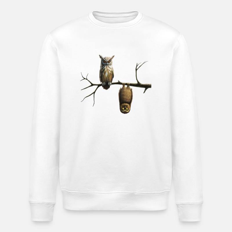 chouette - Sweat bio ROLLER Stanley/Stella Unisexe - blanc
