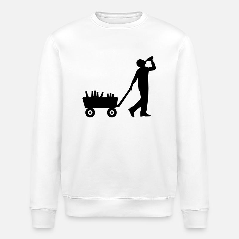 Alcool - Sweat bio ROLLER Stanley/Stella Unisexe - blanc