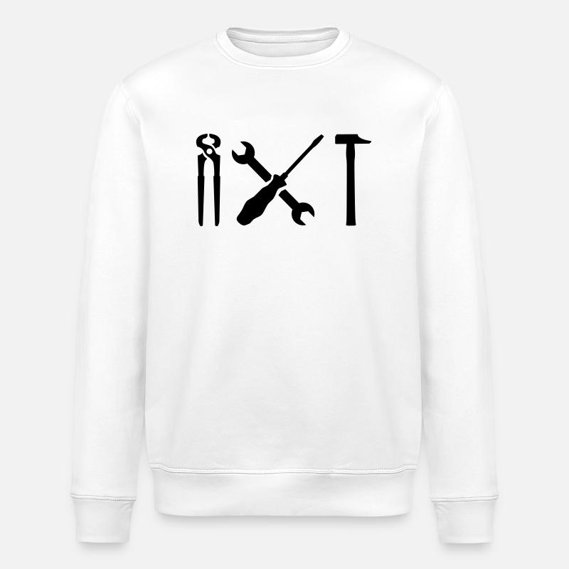 Werkzeug - Stanley/Stella Unisex Bio-Sweatshirt ROLLER - Weiß