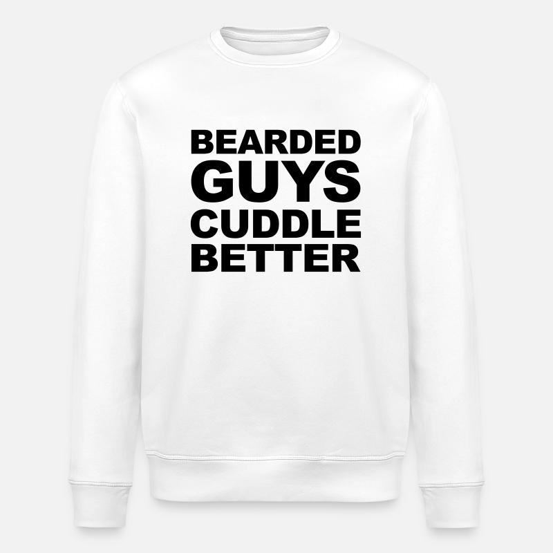 Beards - Stanley/Stella ROLLER Unisex Organic Sweatshirt - white