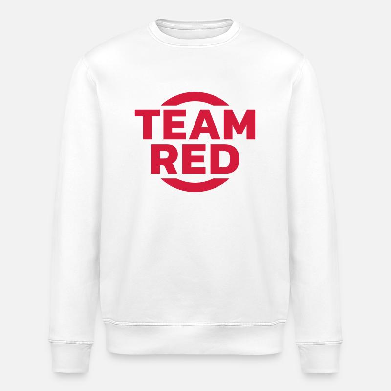 Team Red - Stanley/Stella Unisex Bio-Sweatshirt ROLLER - Weiß