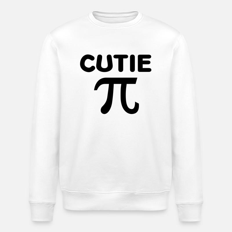 cutie pie - Stanley/Stella ROLLER Unisex Organic Sweatshirt - white