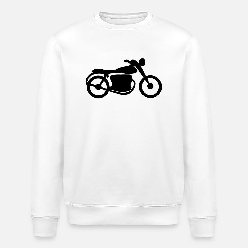 moto - Sweat bio ROLLER Stanley/Stella Unisexe - blanc