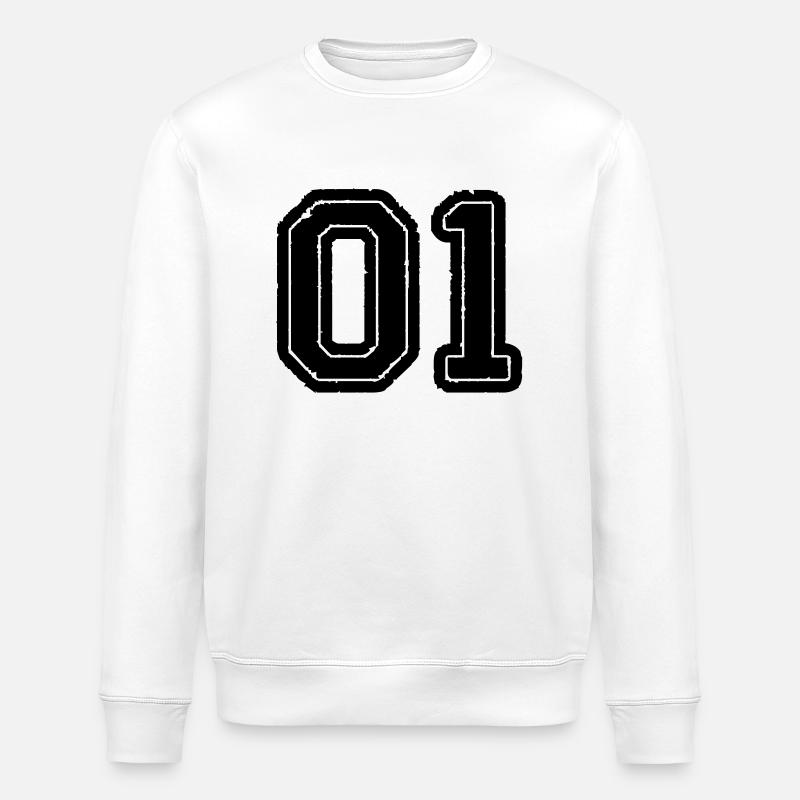 01 - Stanley/Stella ROLLER Unisex Organic Sweatshirt - white