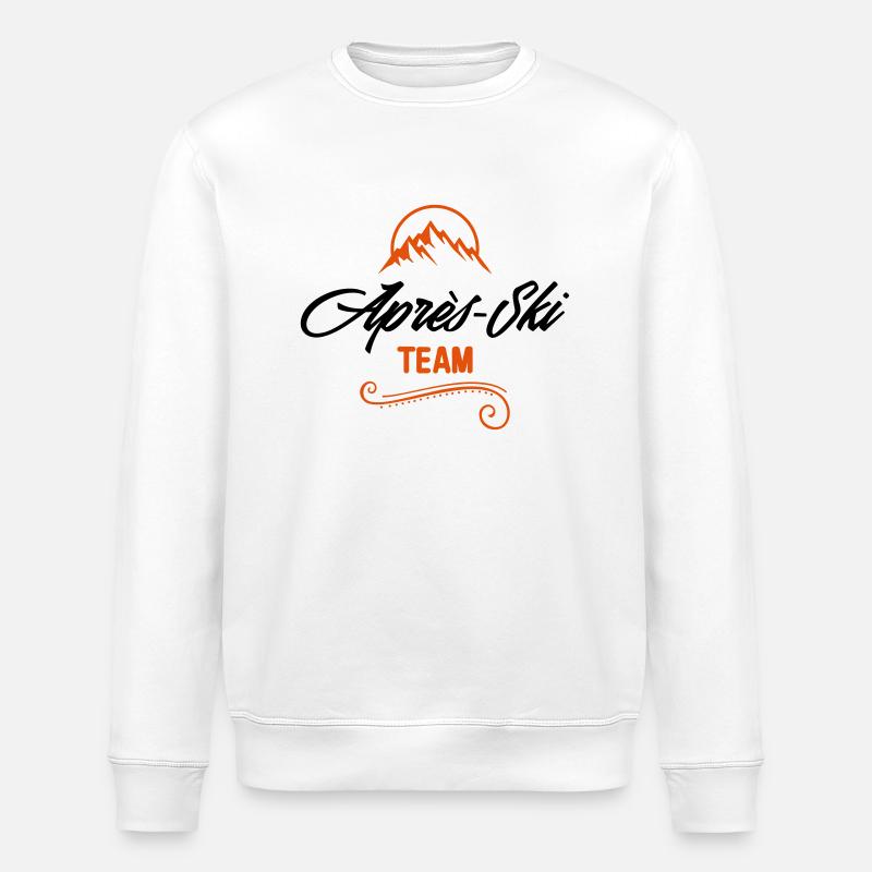 apres ski team - Stanley/Stella Unisex Bio-Sweatshirt ROLLER - Weiß