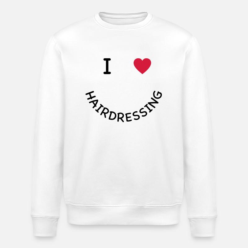 Friseur - Stanley/Stella Unisex Bio-Sweatshirt ROLLER - Weiß