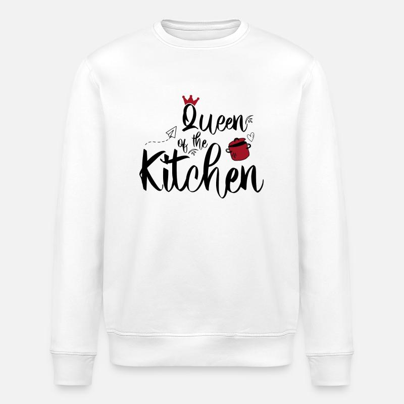 Reine de la cuisine - Sweat bio ROLLER Stanley/Stella Unisexe - blanc