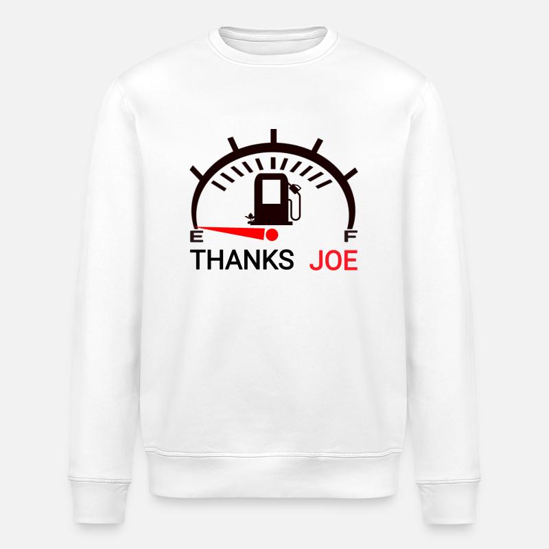 Joe rouge - Sweat bio ROLLER Stanley/Stella Unisexe - blanc