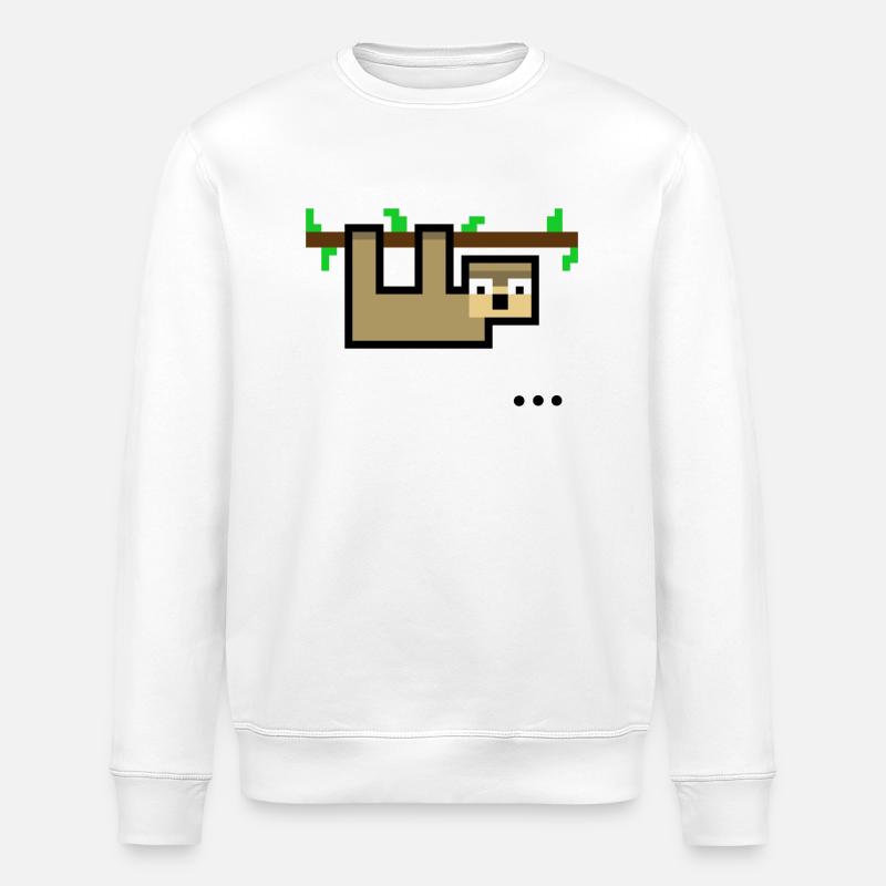 Sloth est sans voix - Sweat bio ROLLER Stanley/Stella Unisexe - blanc