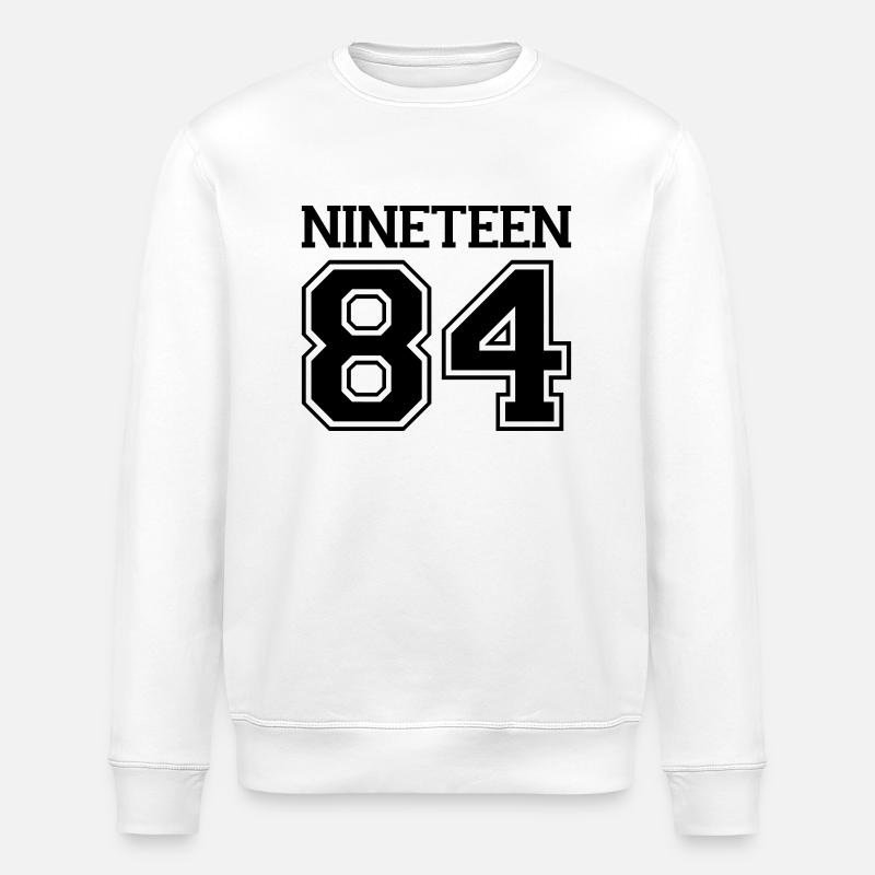 1984 - Stanley/Stella ROLLER Unisex Organic Sweatshirt - white