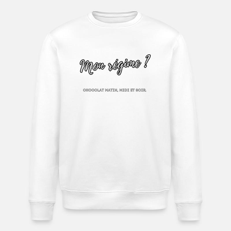 Mon régime ? - Sweat bio ROLLER Stanley/Stella Unisexe - blanc
