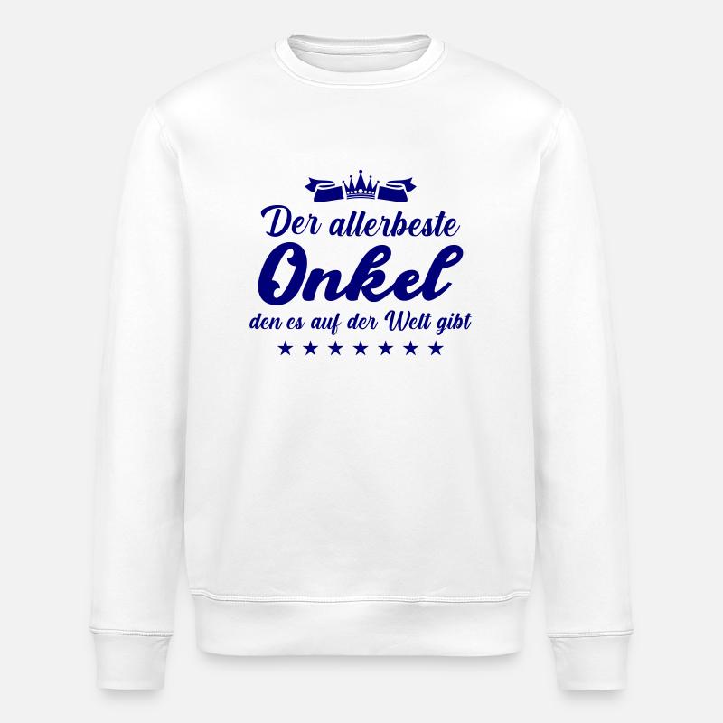 Le meilleur oncle de tous - Sweat bio ROLLER Stanley/Stella Unisexe - blanc