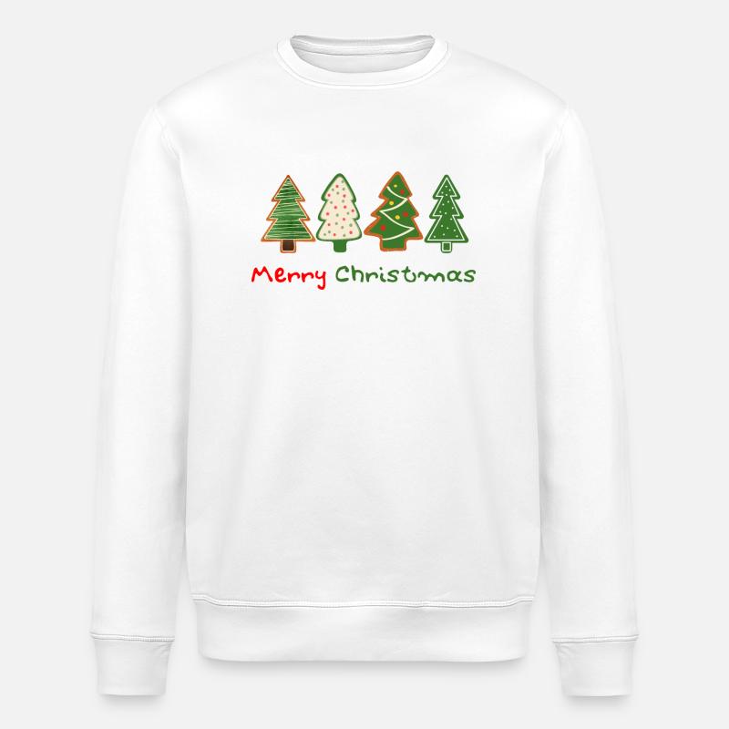 Merry Christmas 4 tree - Stanley/Stella Unisex Bio-Sweatshirt ROLLER - Weiß